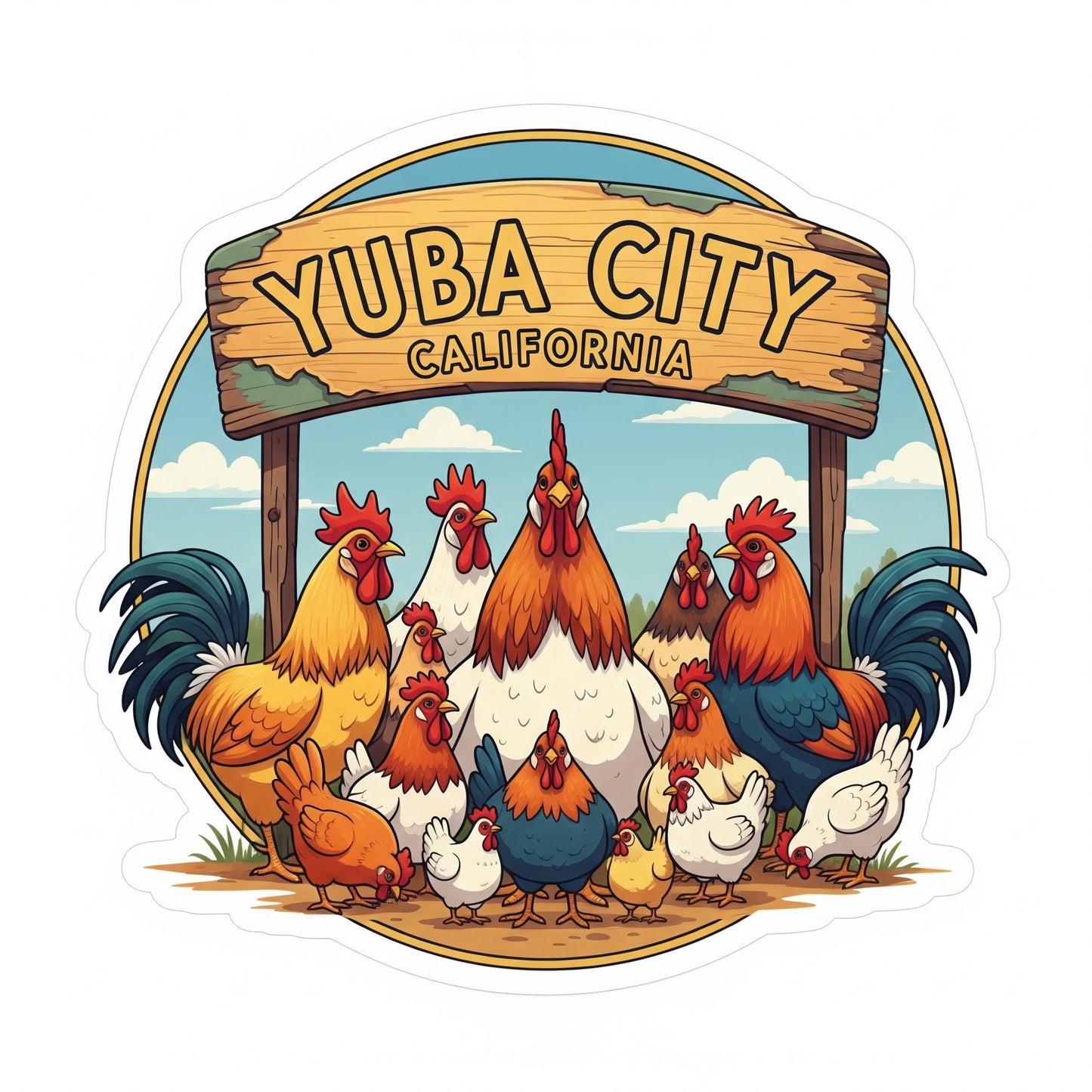 Yuba City Farming Chickens!