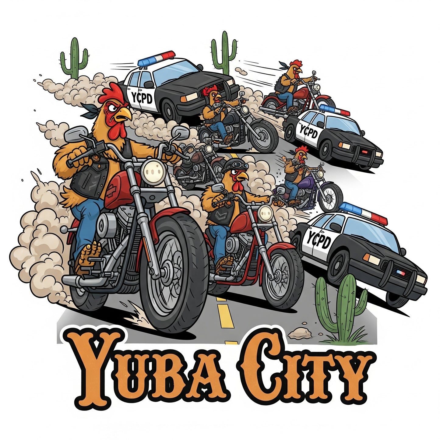 Yuba City Biker Chickens!