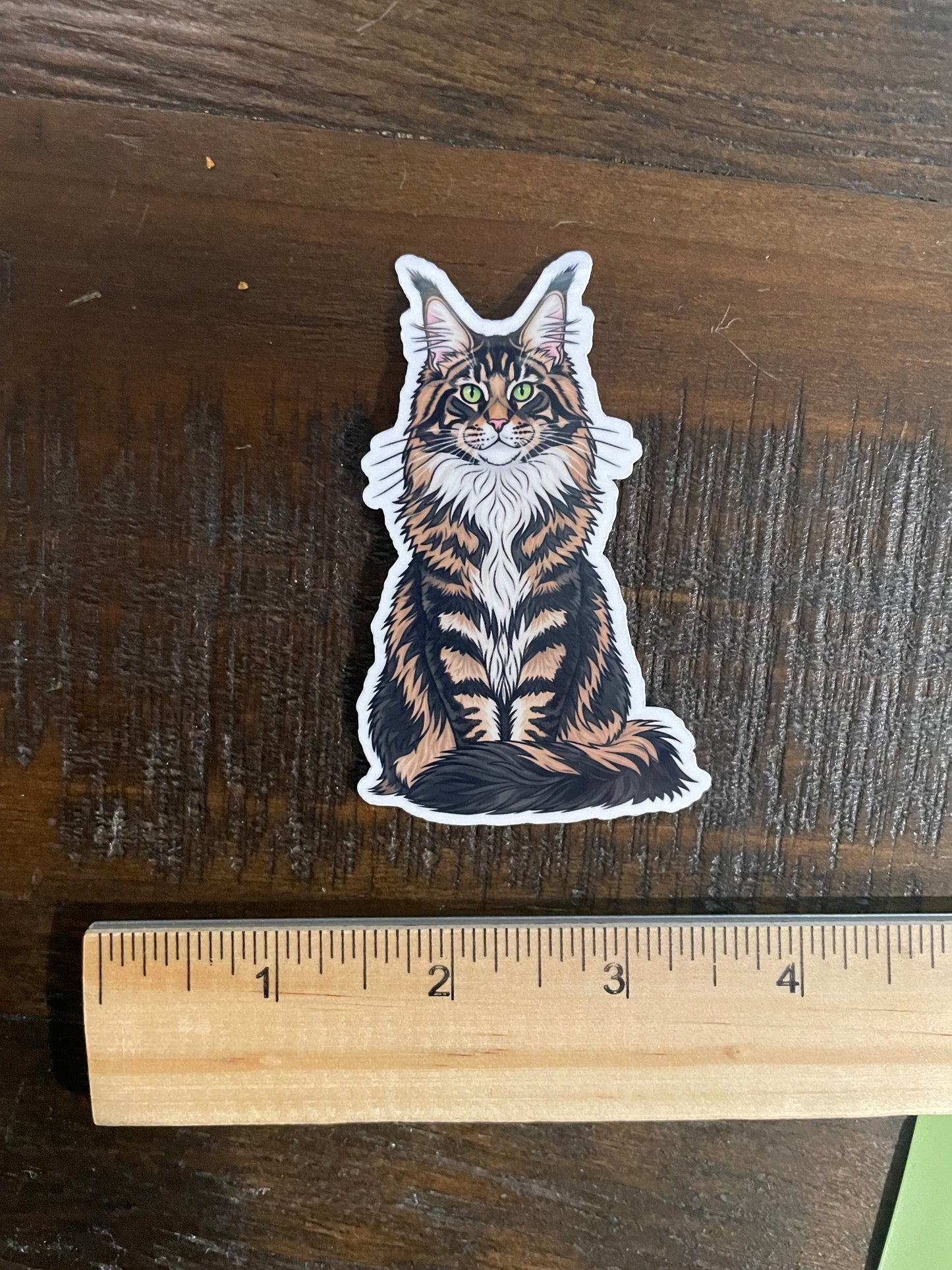 cutee cat stickers, mancoon sticker, animal sticker