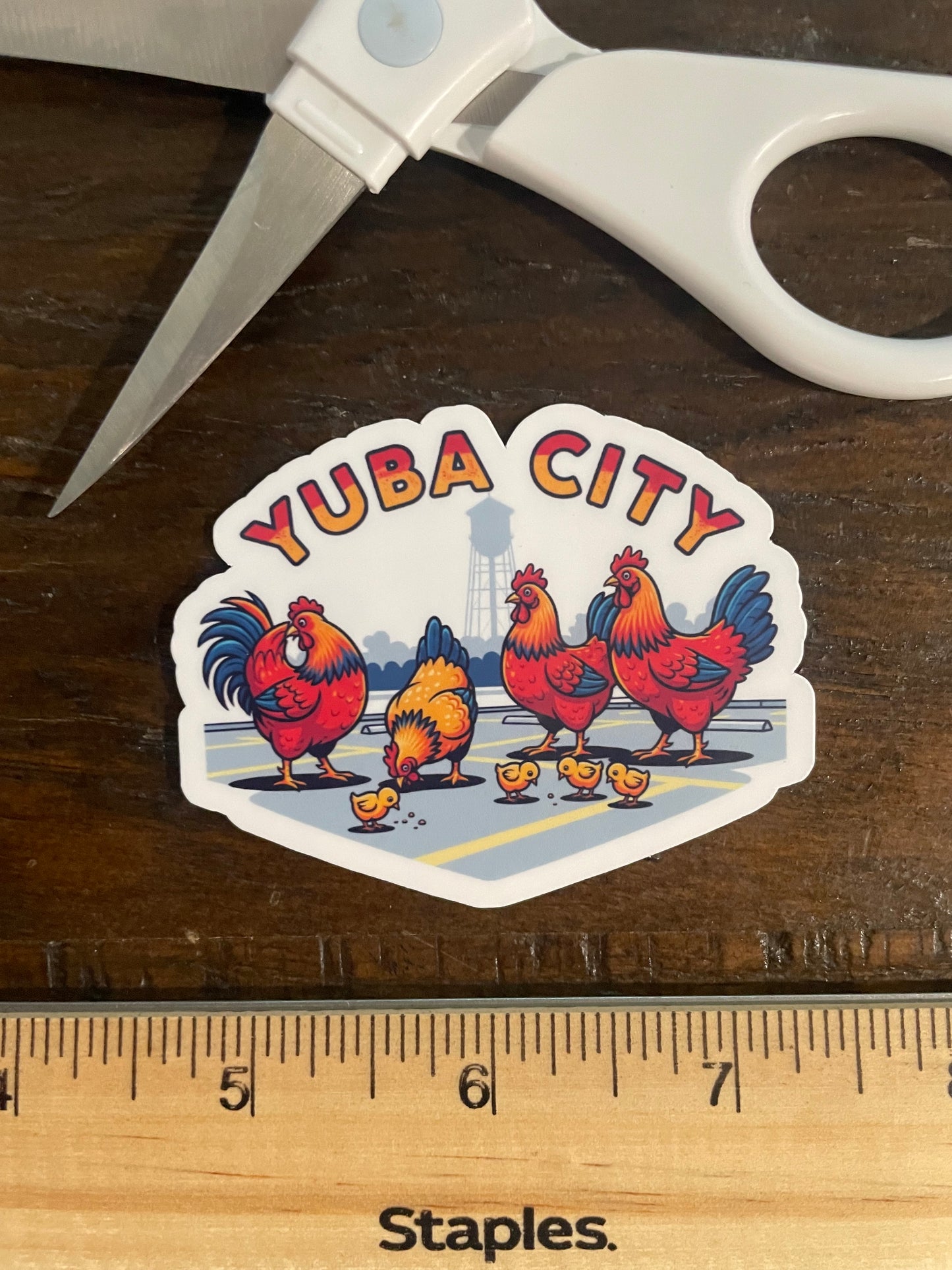 Yuba City Parking Lot Chickens!