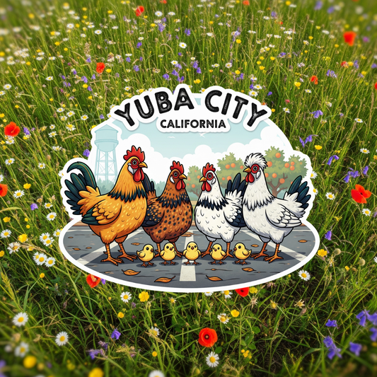 Yuba City Parking Lot Chickens and Chicks!