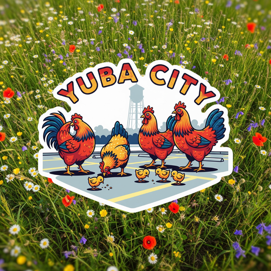 Yuba City Parking Lot Chickens!
